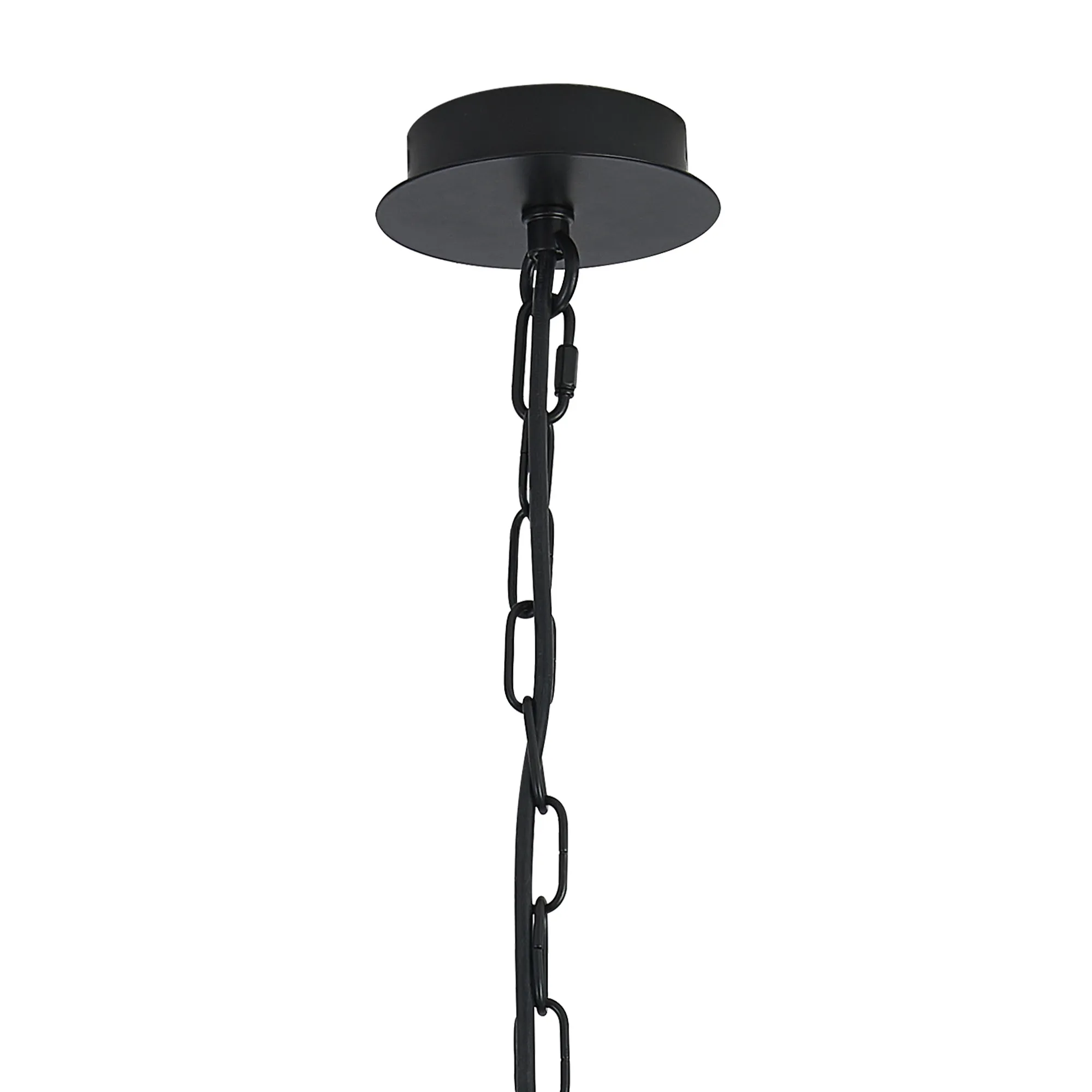 Banyan 45cm 3 Light Pendant Matt Black, Black DK1027  Deco Banyan MB BL